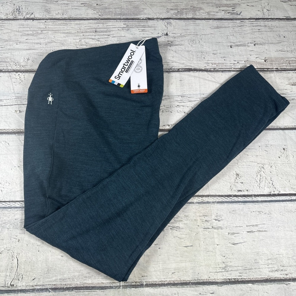 NWT Smartwool® Women's Classic Thermal Merino Base Layer Bottom 1X Blue Heather